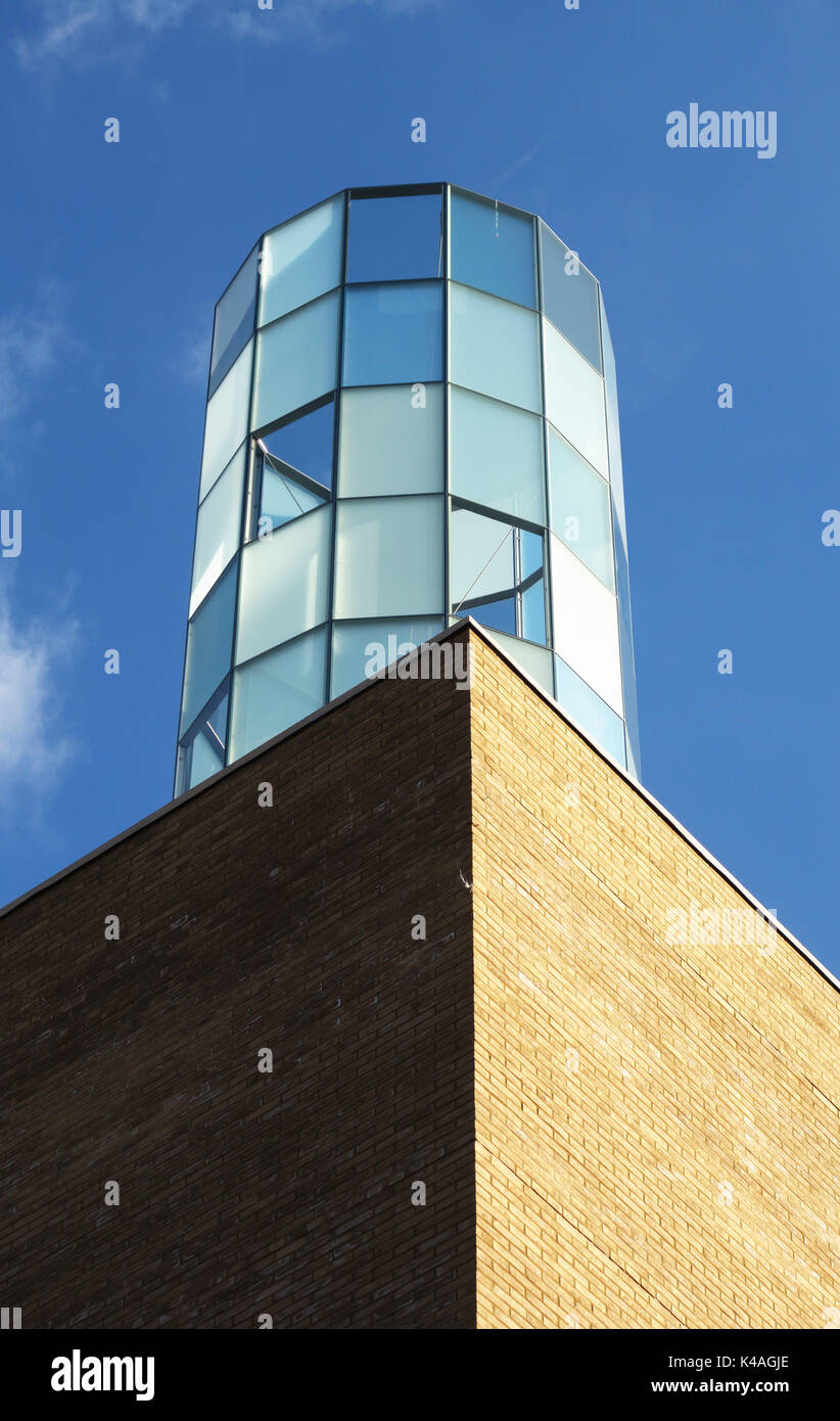 Oxford, UK. The glass 'lantern' above the County Library in the new Westgate Centre has been designed by Swiss artist Daniela Schönbächler Stock Photo