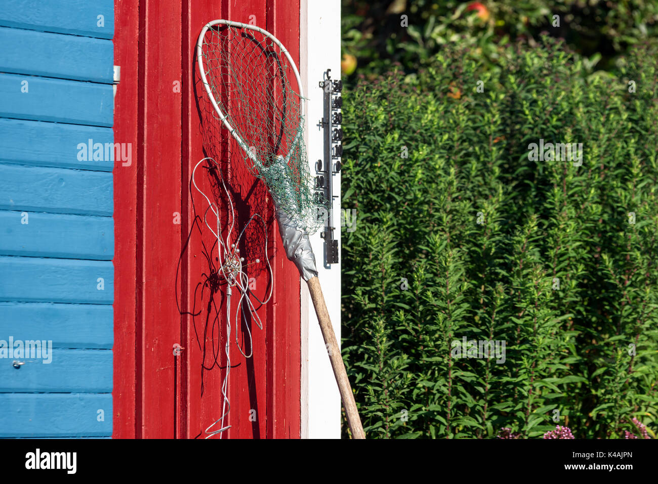 Homemade fishing net hi-res stock photography and images - Alamy