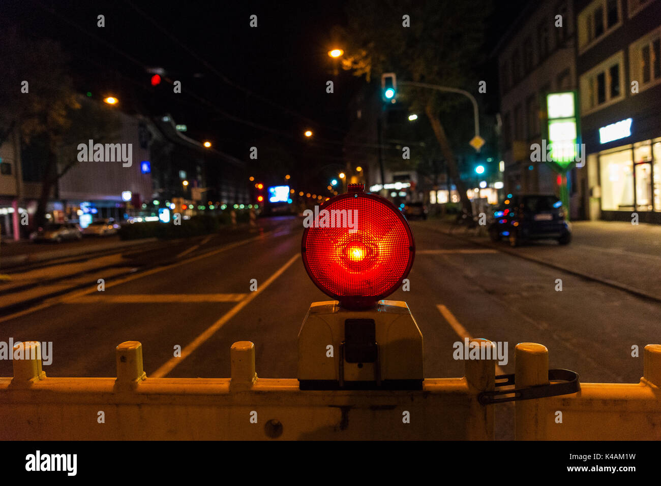 Red warning light for construction site hi-res stock photography and ...