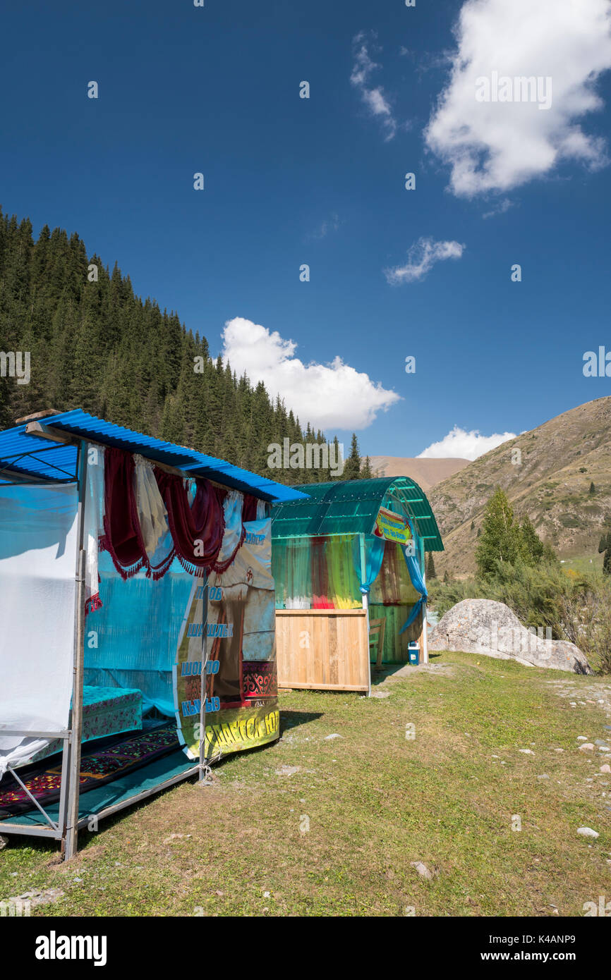 Chon Ak-Suu gorge, Issyk-kul, Kyrgyzstan Stock Photo