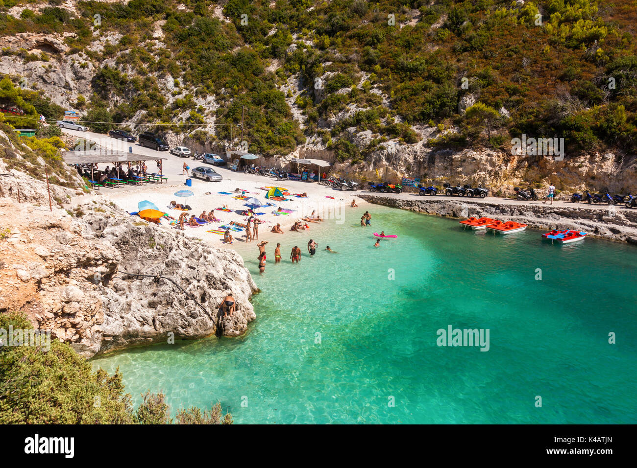 view of Porto Vromi beach in Zakynthos (Zante) island, in Greece Stock  Photo - Alamy