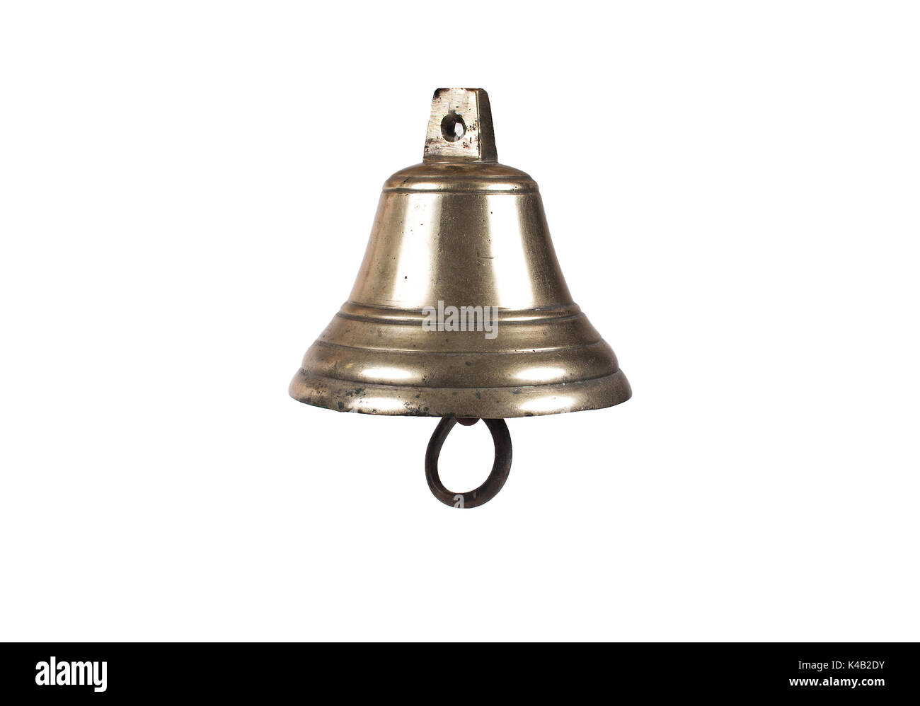 Gold metal bell Cut Out Stock Images & Pictures - Alamy