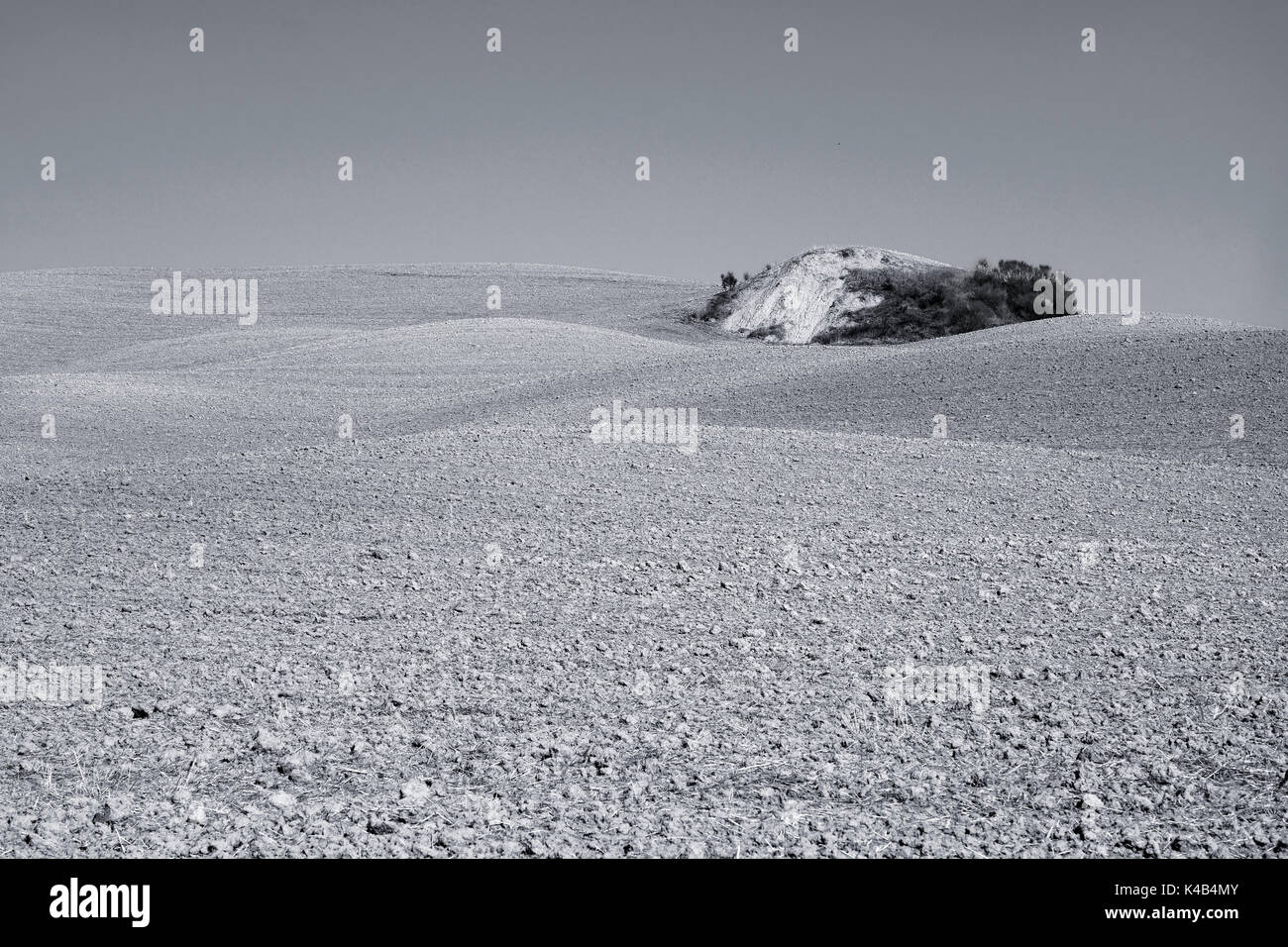 Stone in the country, San Quirico d'asso, Siena, tuscany, Italy Stock Photo