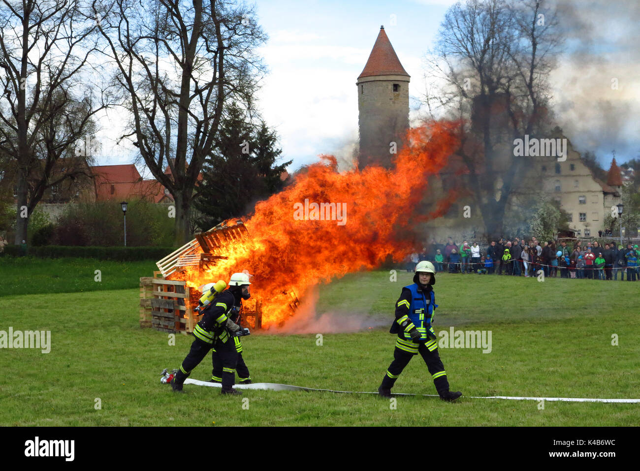 Germany firefighting exercise hi-res stock photography and images - Alamy