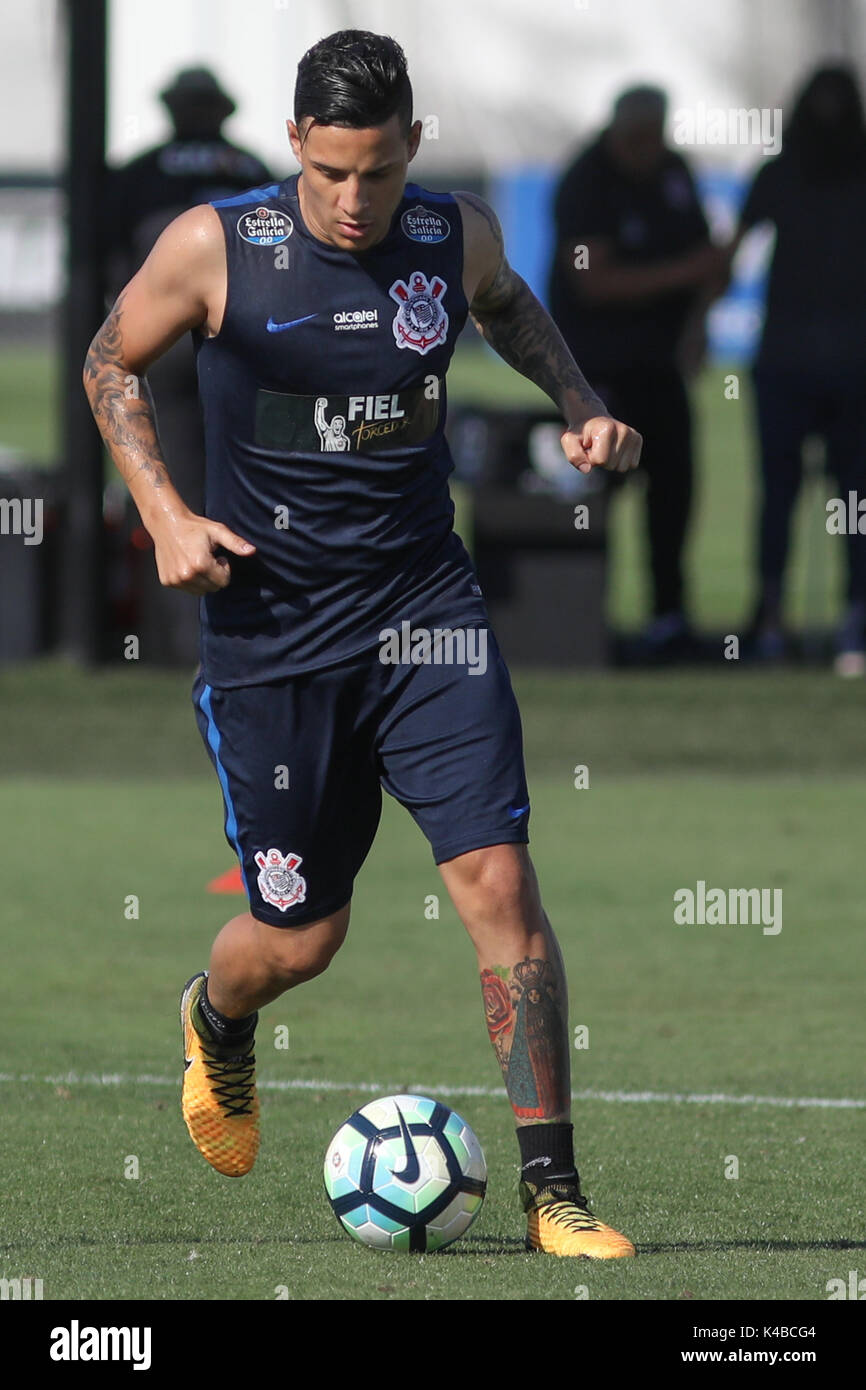 Sao Paulo Sp 05 09 2017 Treino Do Corinthians Guilherme Arana During The Training Of Corinthians Held At Ct Dr Joaquim Grava East Zone Of Sao Paulo The Team Prepares For The