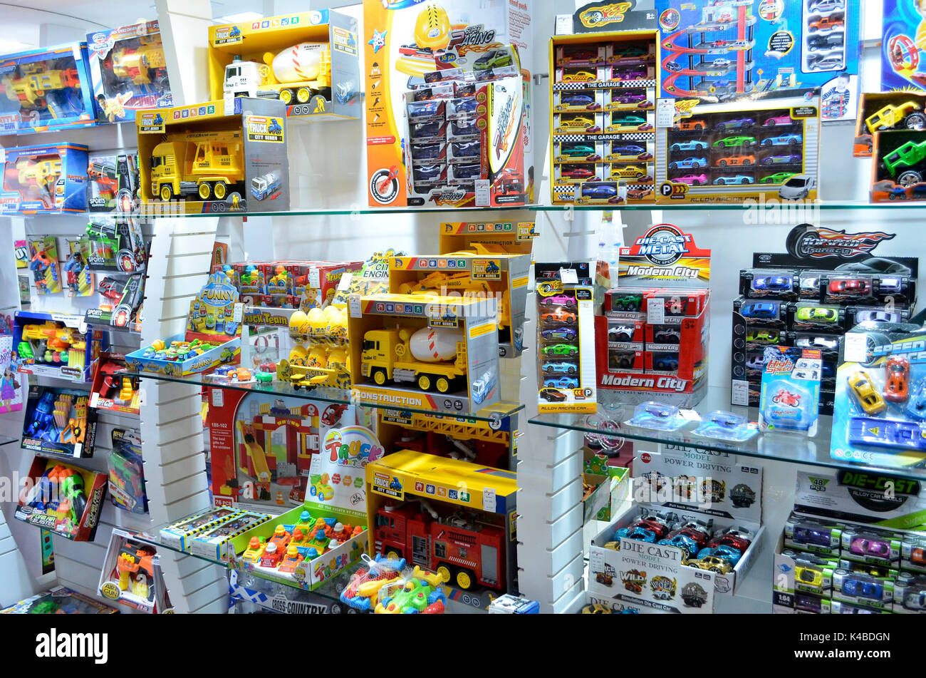 Toy lines on display in the gift hall at the Autumn Fair, NEC ...