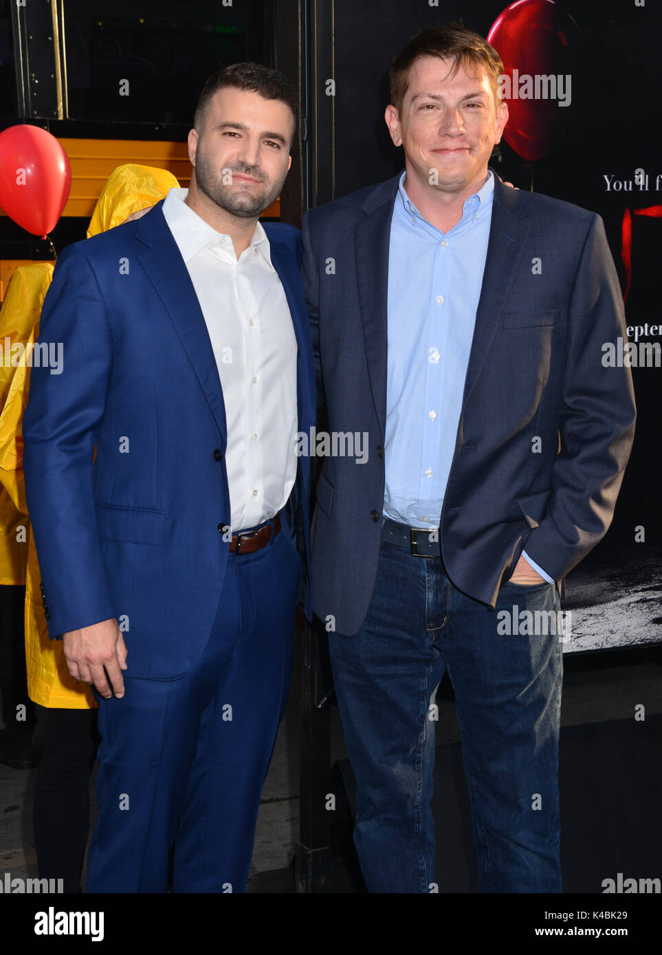 Los Angeles, USA. 05th Sep, 2017. Seth Grahame-Smith, David Katzenberg - Producer arriving at the IT You'll Float Too Premiere at the TCL Chinese Theatre in Los Angeles. September 5, 2017. Credit: Tsuni/USA/Alamy Live News Stock Photo