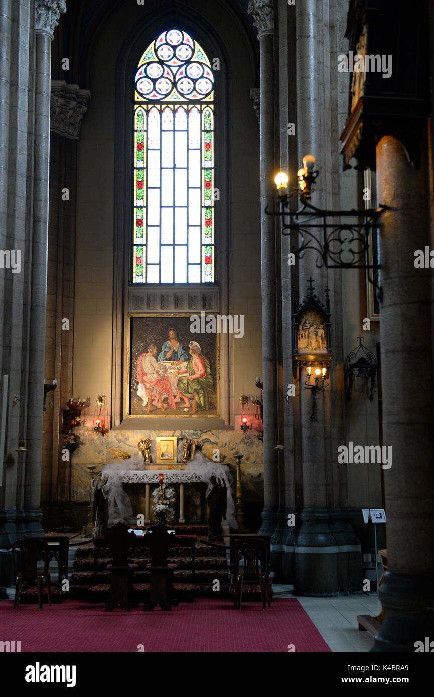 The St Antoine De Padoue Church In Istanbul Stock Photo