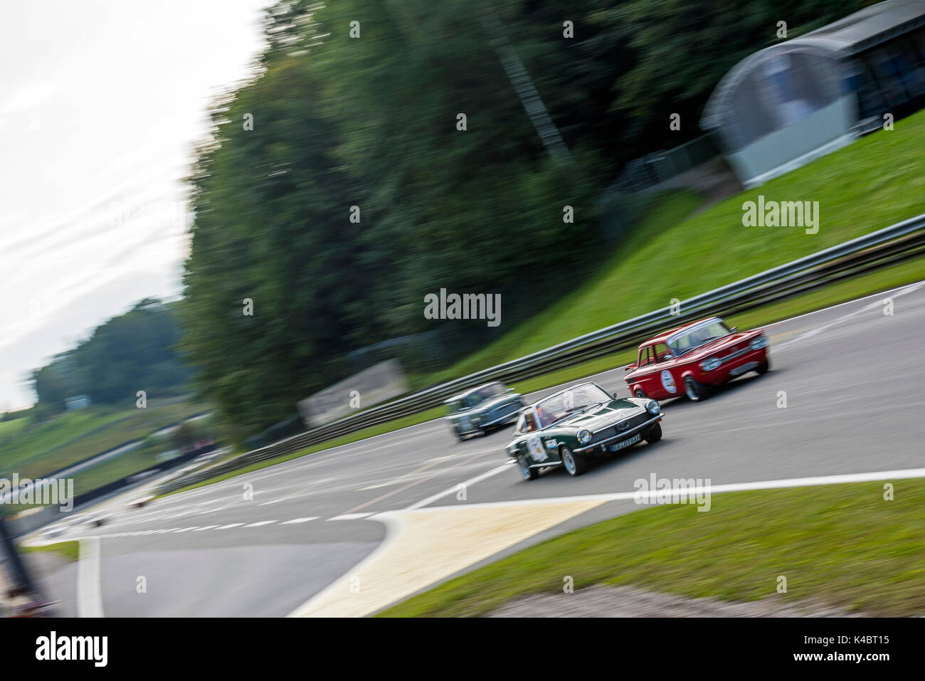 Salzburgring Classic Event - Classic Car Racing Stock Photo