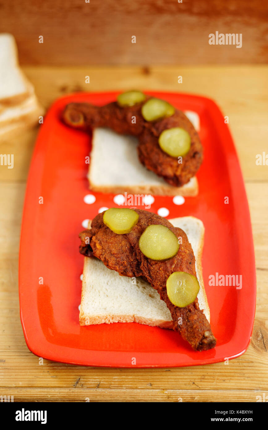 Nashville Hot Chicken Stock Photo - Alamy