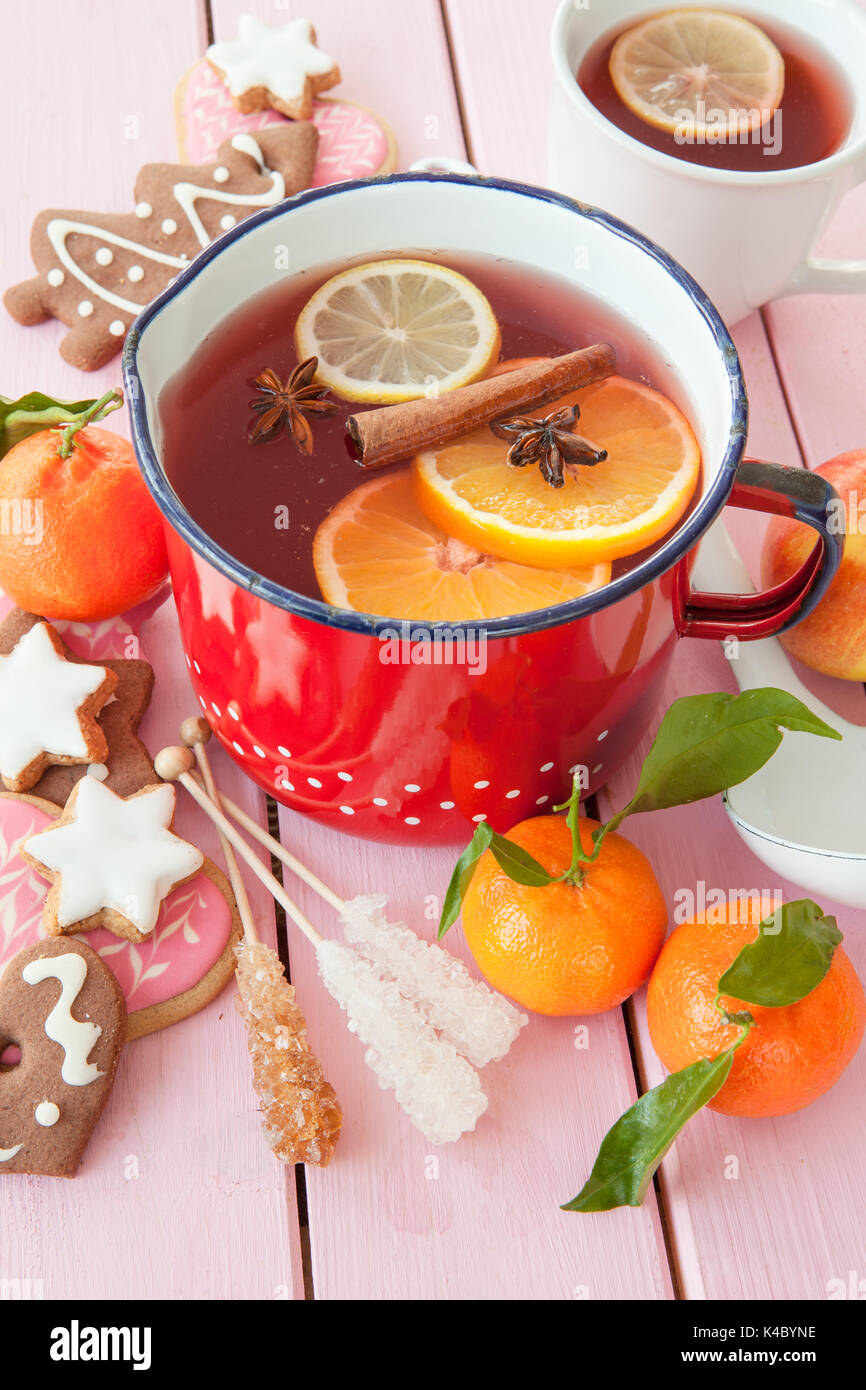 Homemade Mulled Wine Stock Photo Alamy