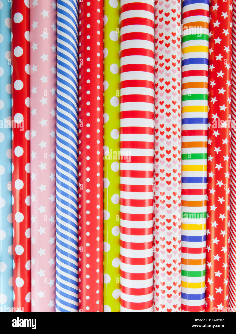 Colorful Wrapping Paper Stock Photo - Alamy