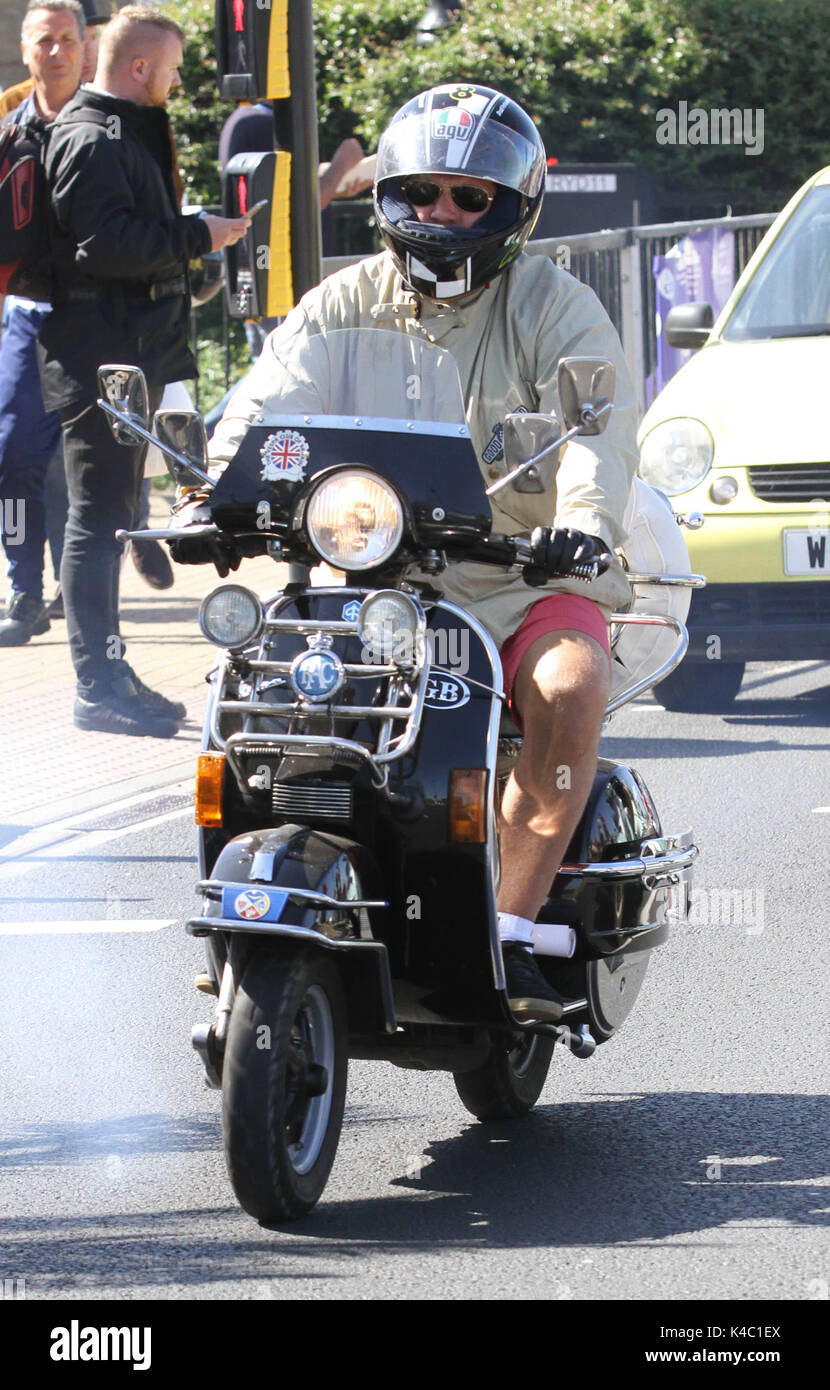 isle of wight scooter rally 2017 Stock Photo Alamy