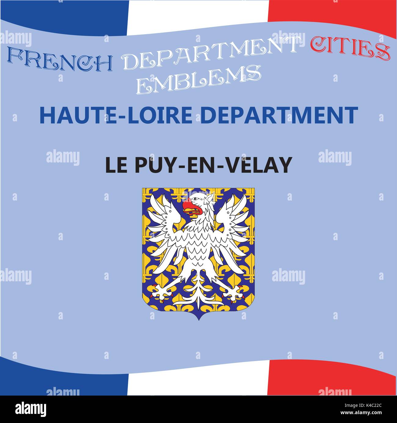 Official emblems and flags of Franch cities Stock Vector Image & Art