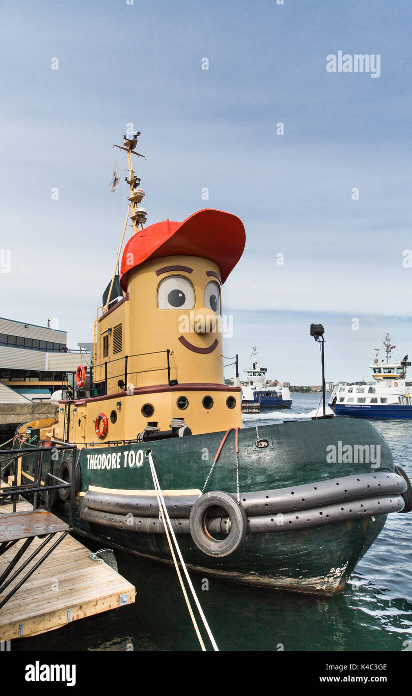 Theodore Too Tugboat docked in Halifax, Nova Scotia Stock Photo Alamy