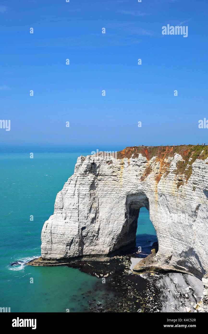 Cliffs Of Etretat Stock Photo - Alamy