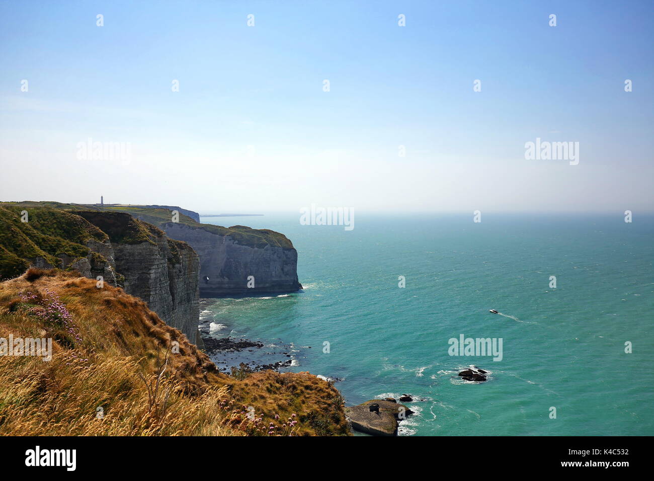 Cliffs Of Etretat Stock Photo - Alamy