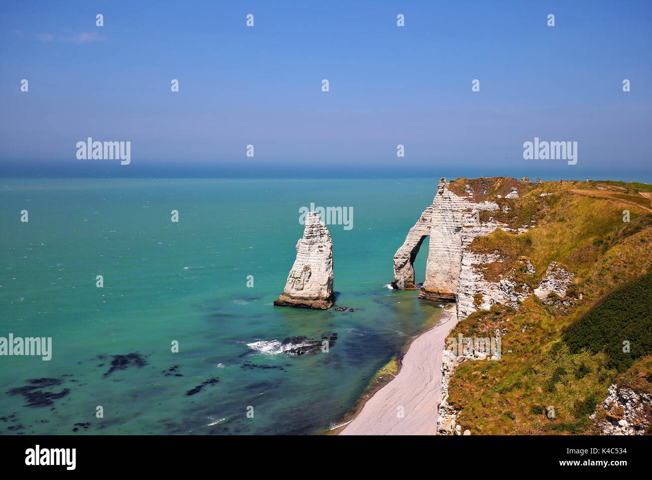 Cliffs Of Etretat Stock Photo - Alamy