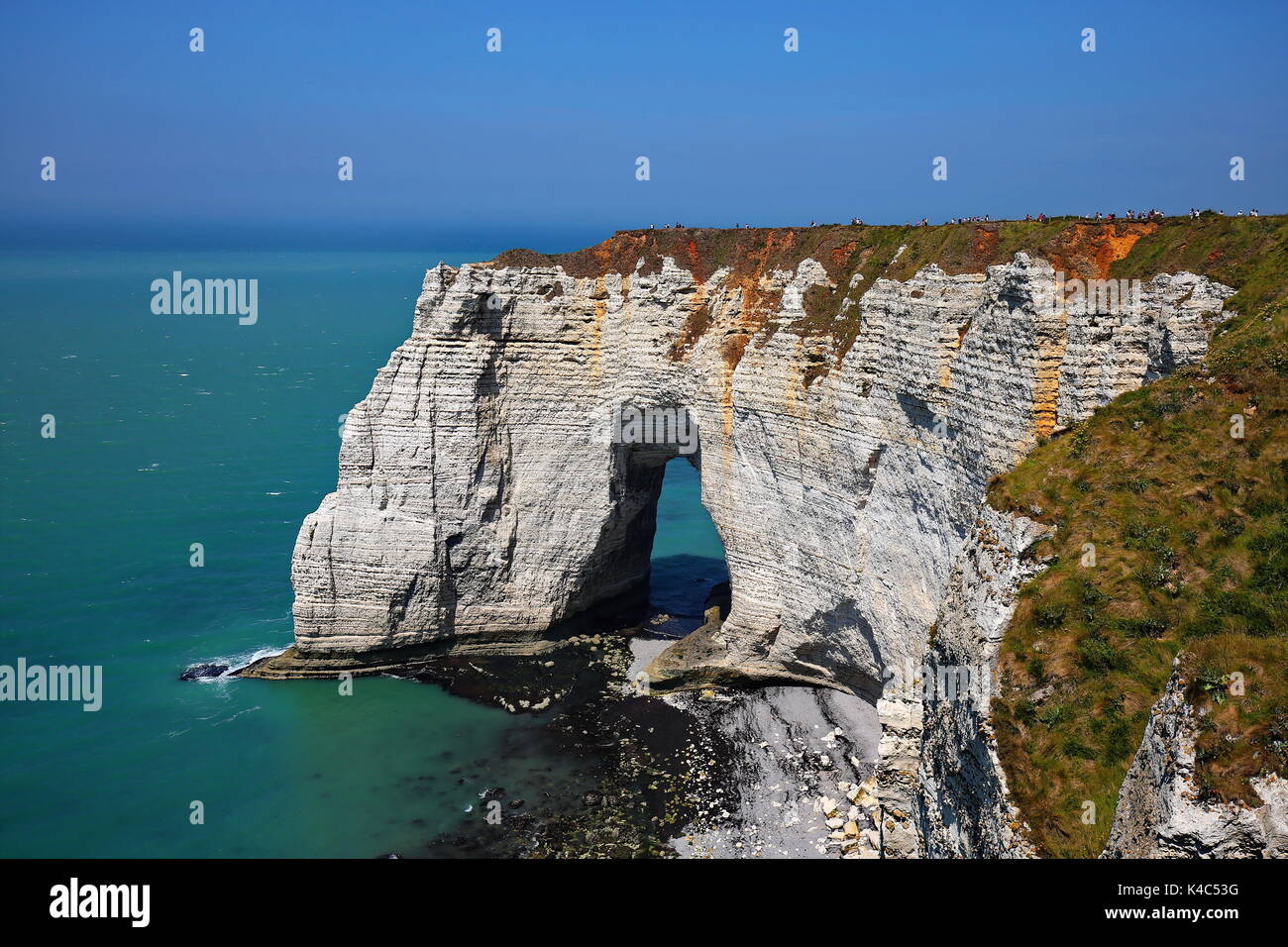 Cliffs Of Etretat Stock Photo - Alamy