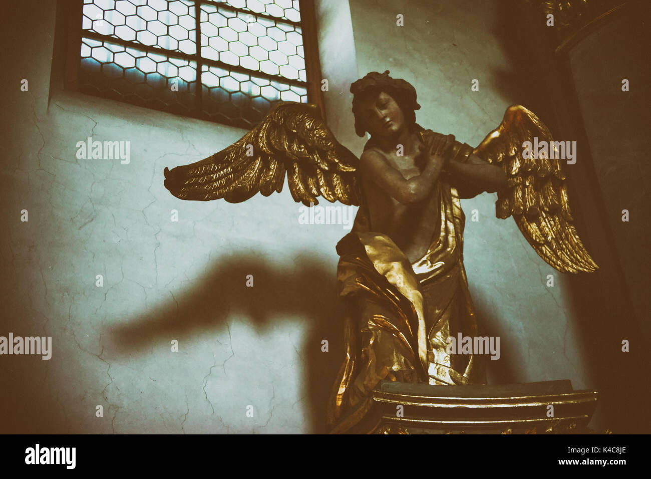 Gold Angel High Resolution Stock Photography and Images - Alamy