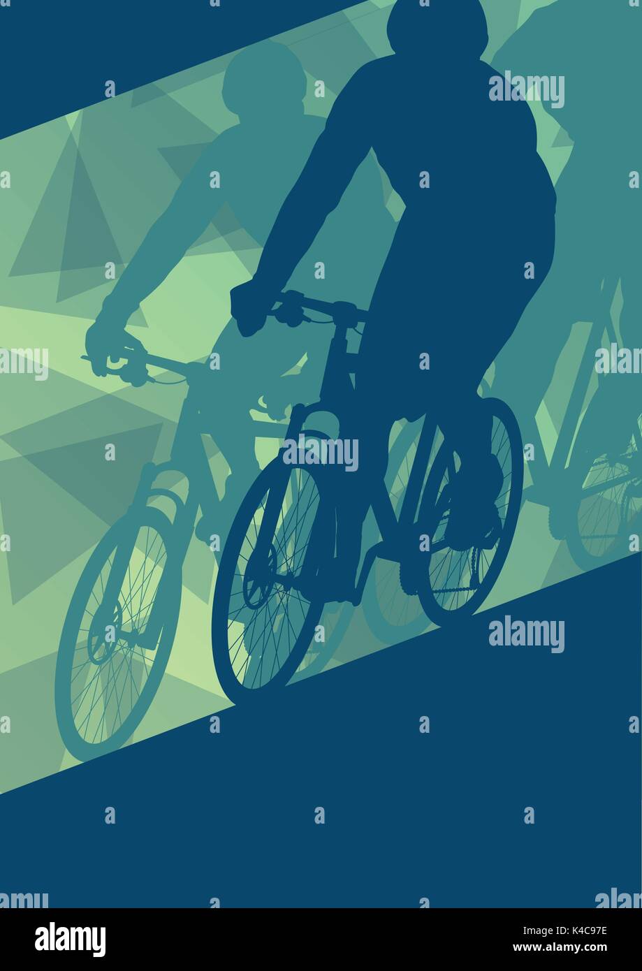 Cycling race man vector abstract background Stock Vector Image & Art - Alamy