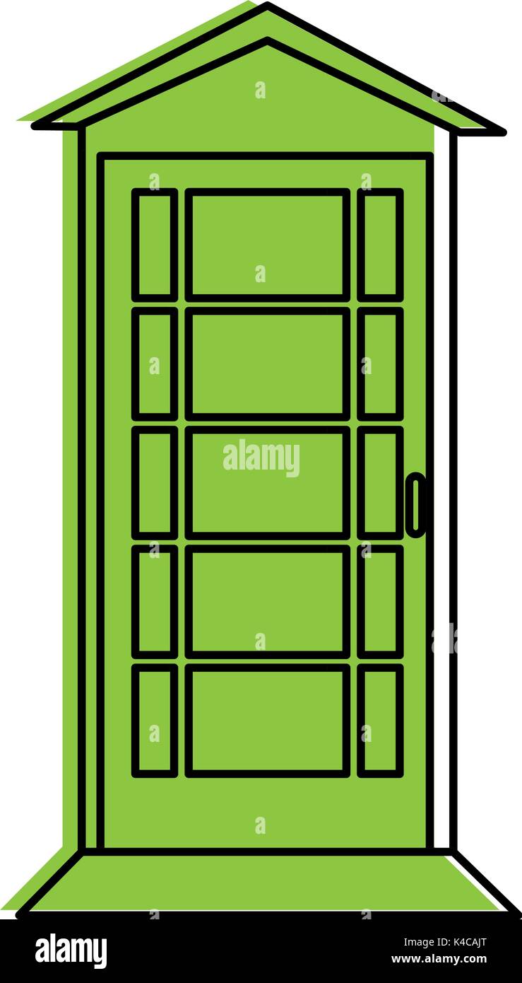 phone booth london related  icon image  Stock Vector