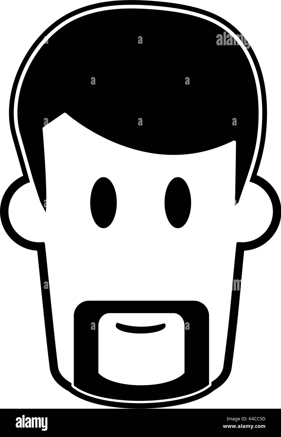face of man cartoon icon image Stock Vector Image & Art - Alamy