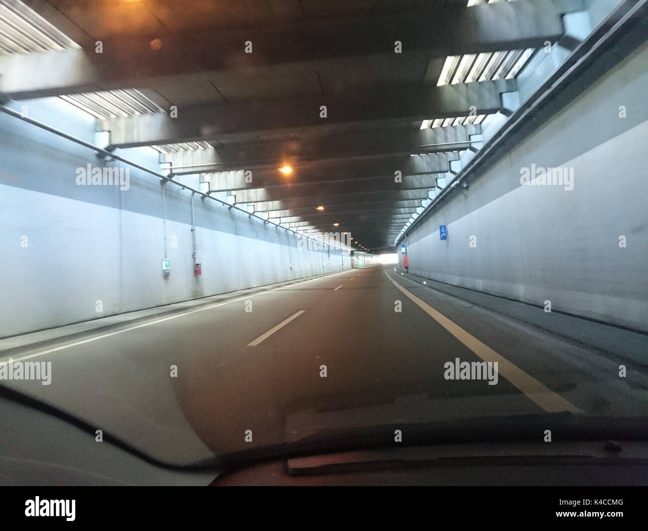 Tunnel, Highway Stock Photo