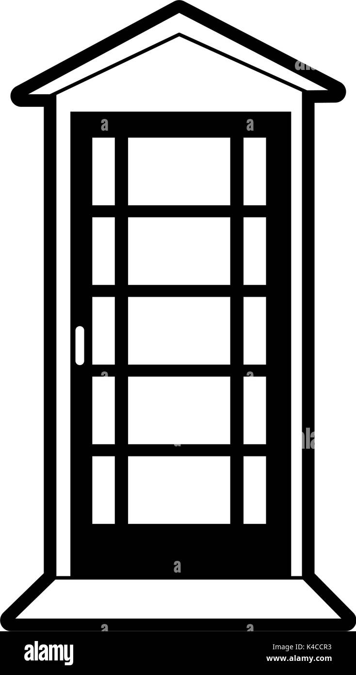 phone booth london related  icon image  Stock Vector