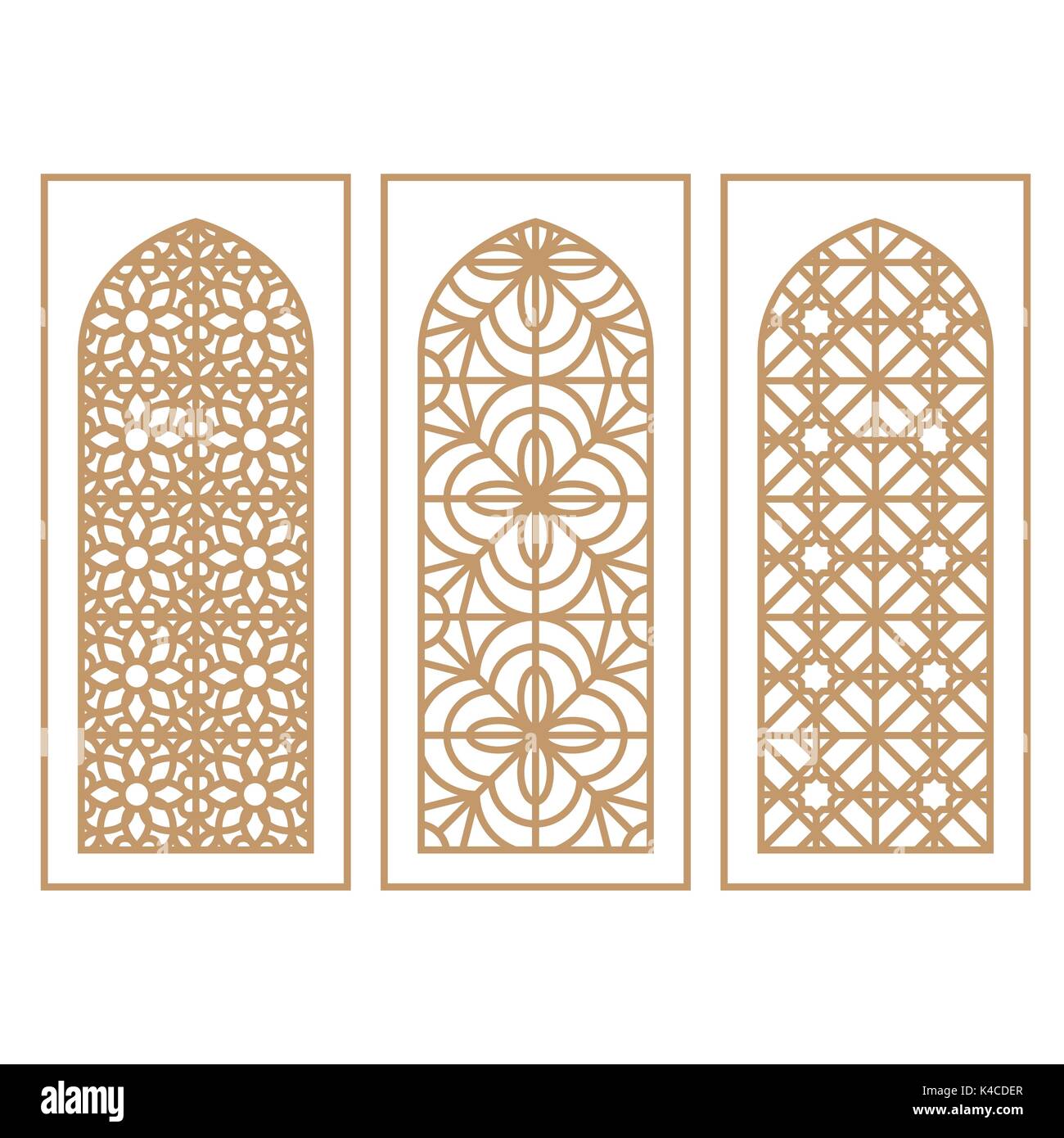 Arabic Window Cut Out Stock Images Pictures Alamy