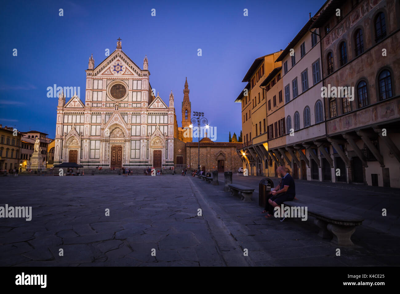 Santa Croce Basilica, Florence Stock Photo