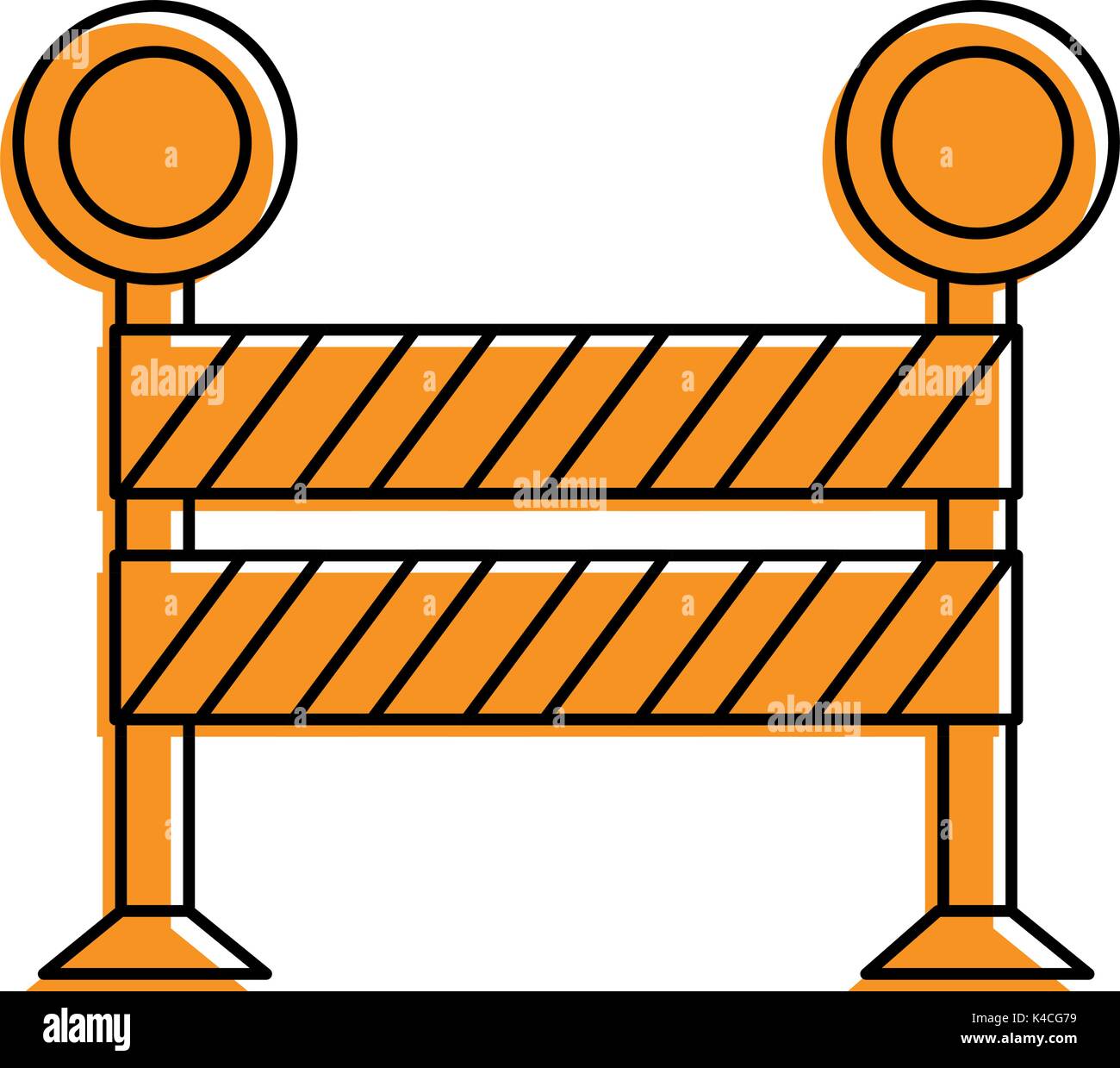 roadblock road safety icon image Stock Vector Image & Art - Alamy