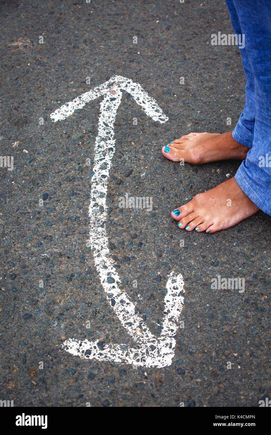 Decision, Direction, Arrow Stock Photo