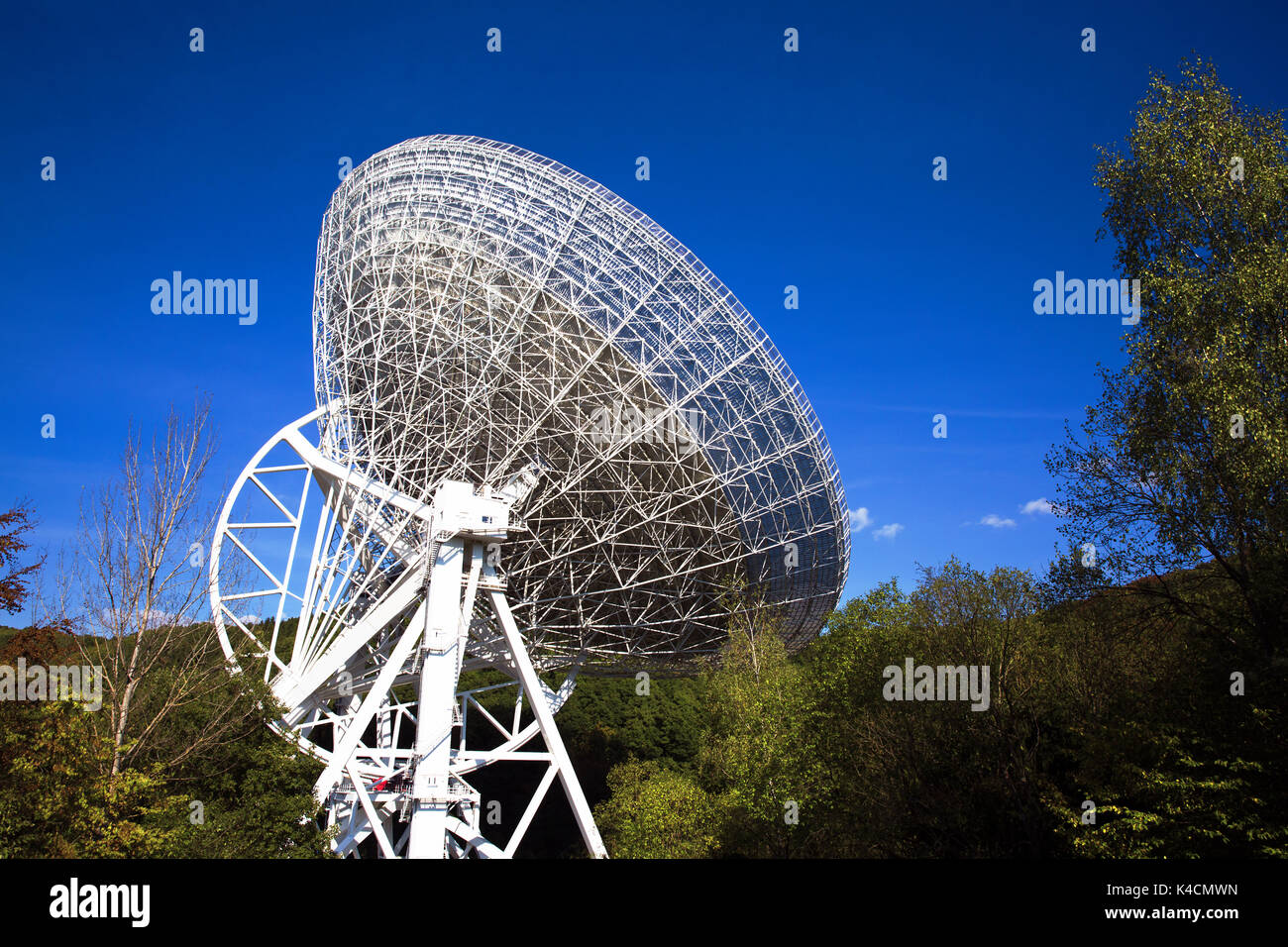 Radiotelescope, Effelsberg, Eifel, Germany Stock Photo