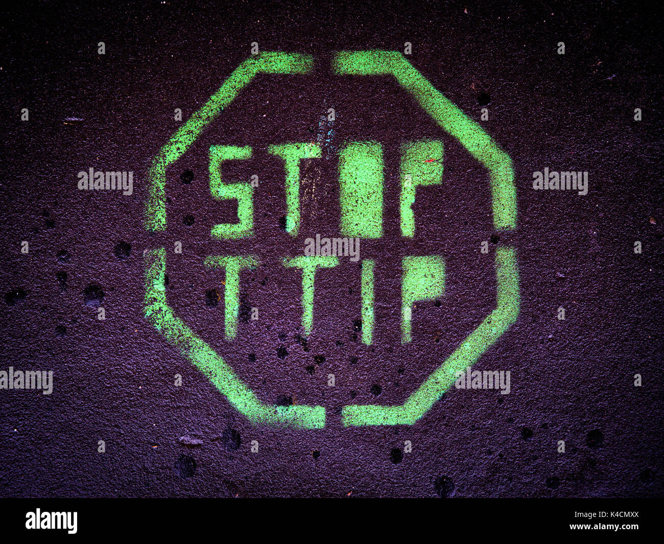 Stop Ttip Stock Photo
