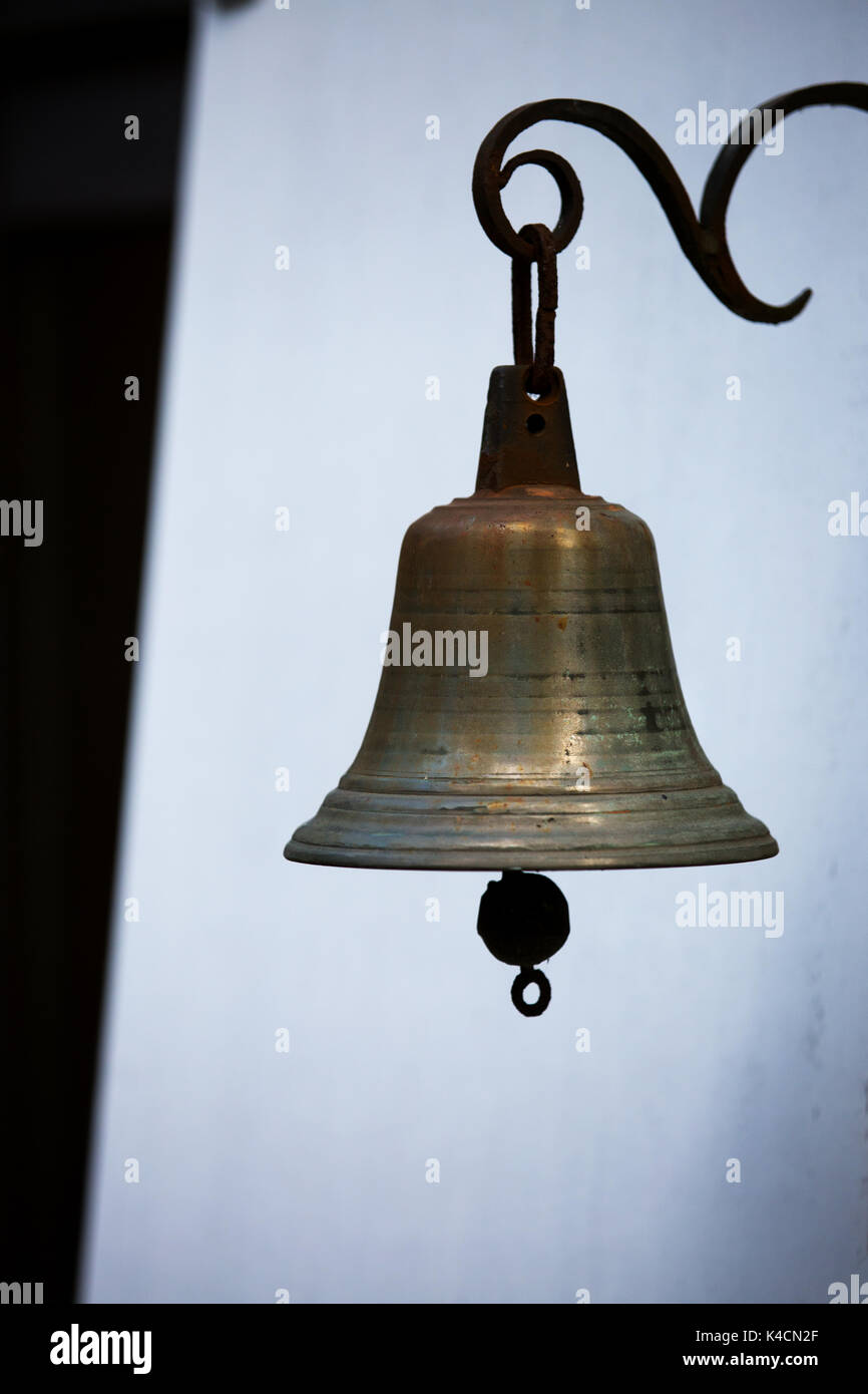 Bronze Bell, Old Bell Stock Photo
