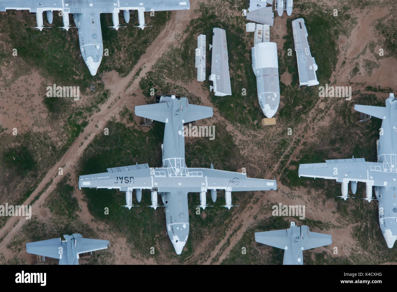 United States Air Force Boneyard Stock Photo Alamy