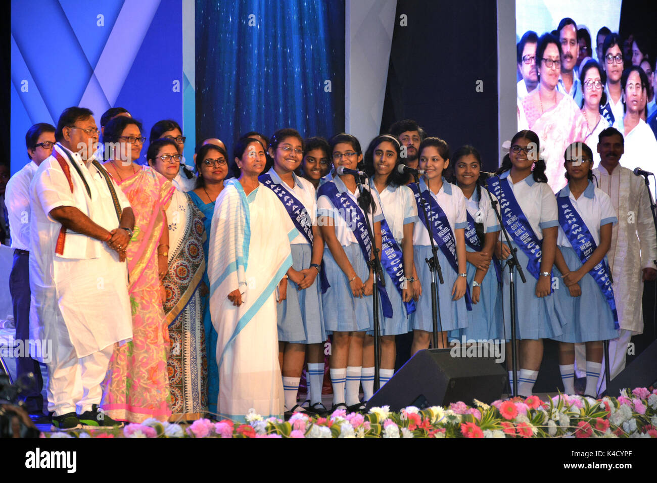 Kolkata India 05th Sep 2017 Education Minister Partha Stock