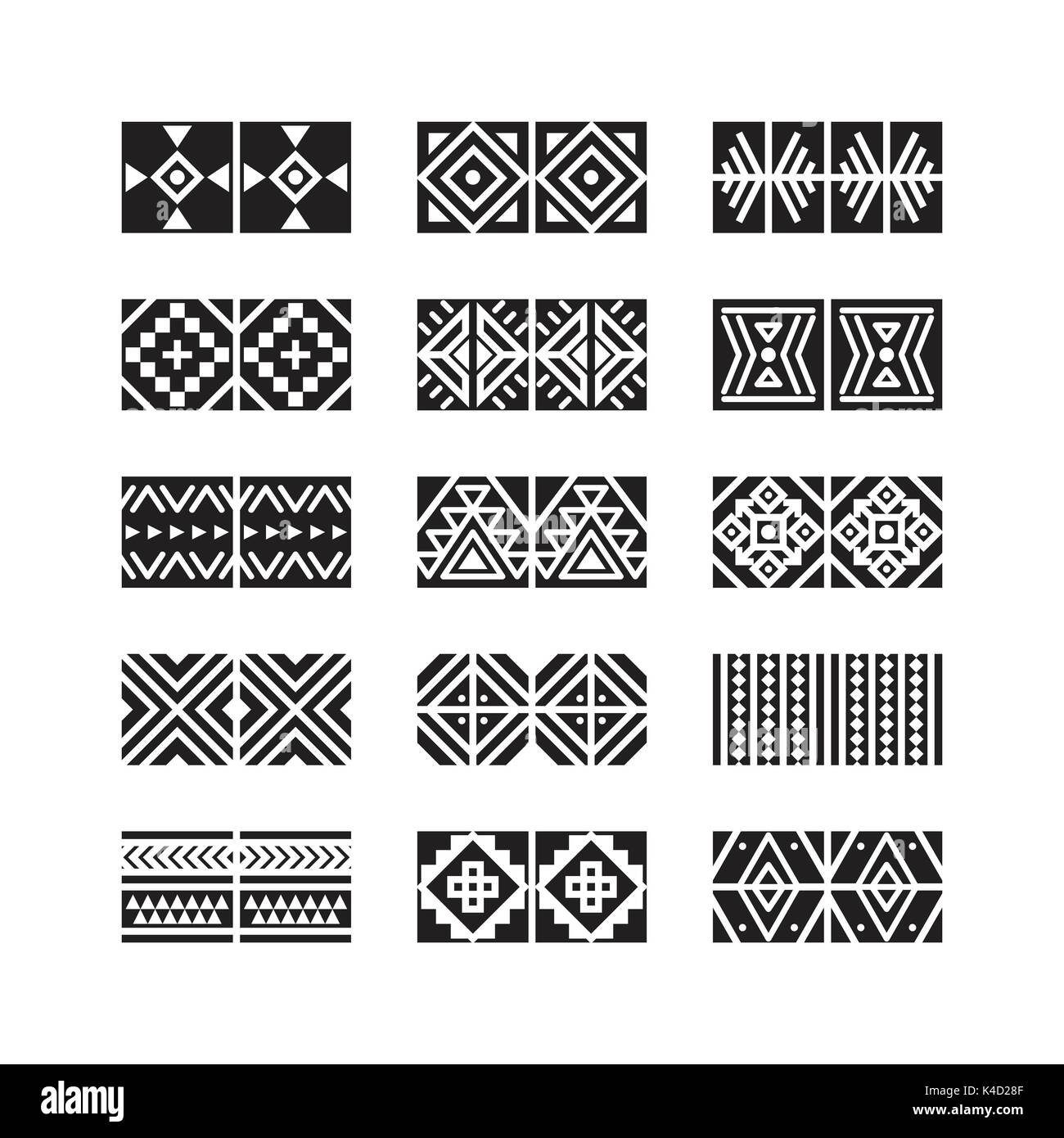 tribal texture, ornament vector set Stock Vector Image & Art - Alamy