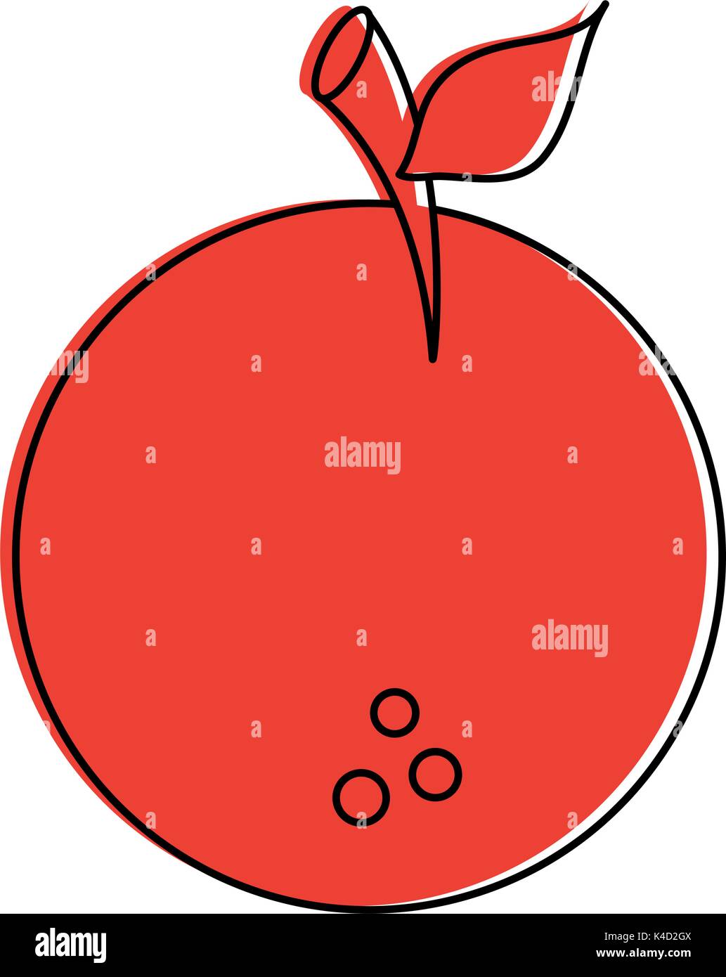 orange fruit icon image Stock Vector Image & Art - Alamy