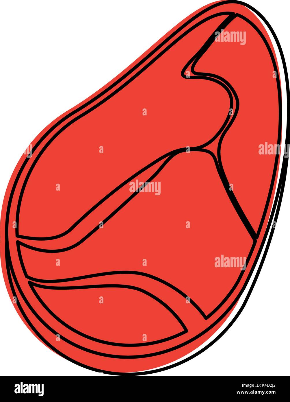 steak beef food icon image Stock Vector Image & Art - Alamy