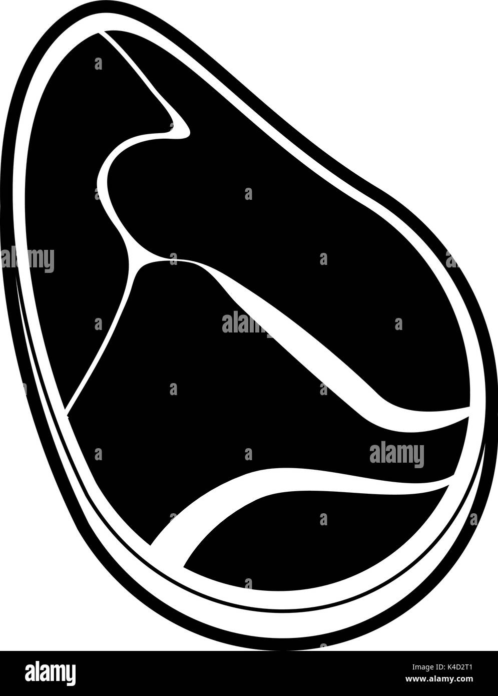 steak beef food icon image Stock Vector Image & Art - Alamy