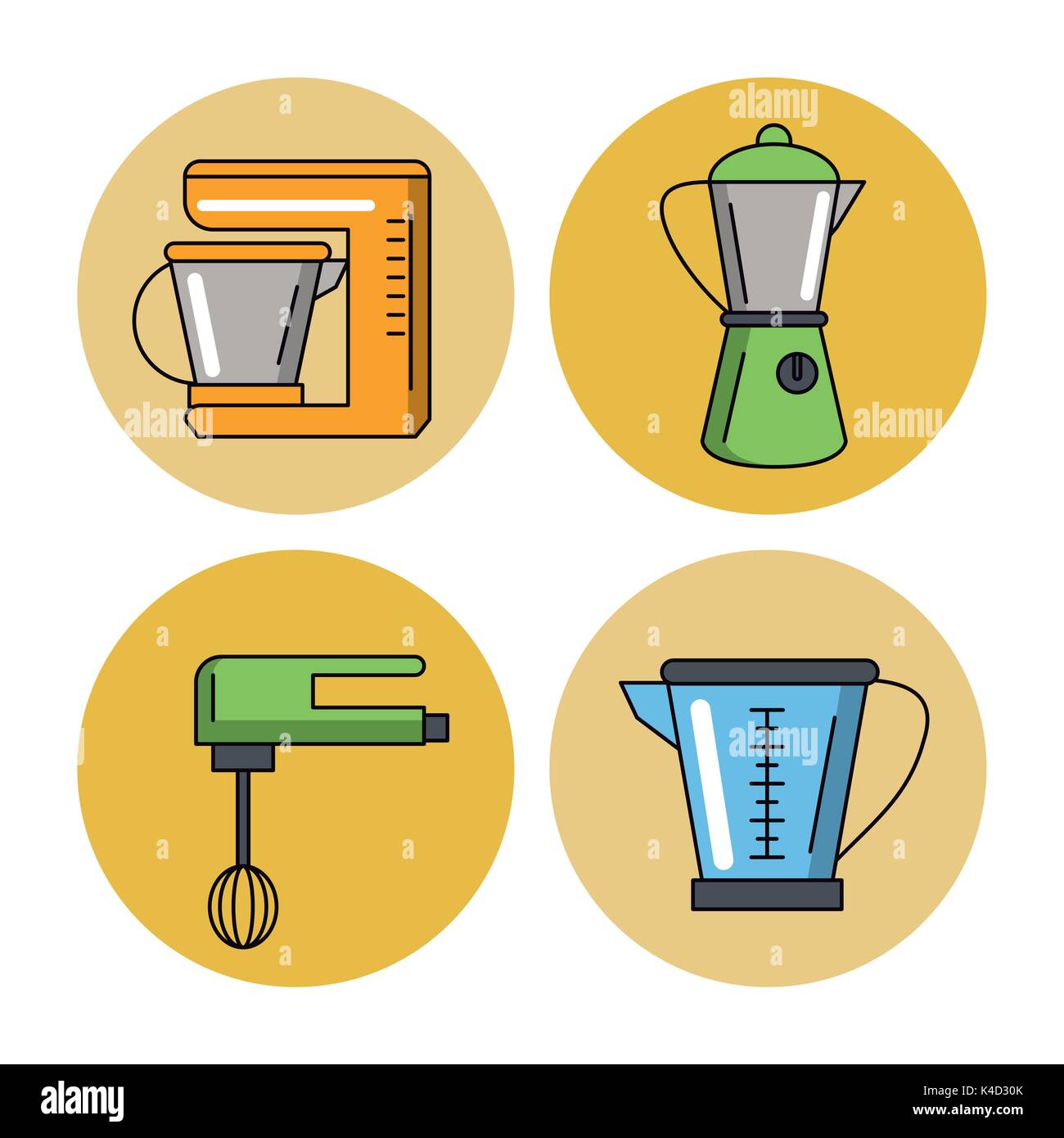 Kitchen utensils icons Stock Vector Image & Art - Alamy