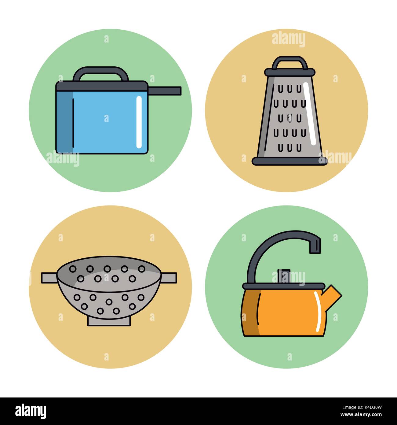 Kitchen utensils icons Stock Vector Image & Art - Alamy