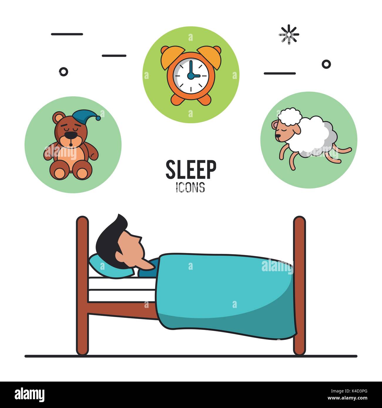 Sweet dreams and good sleep infographic Stock Vector Image & Art Alamy