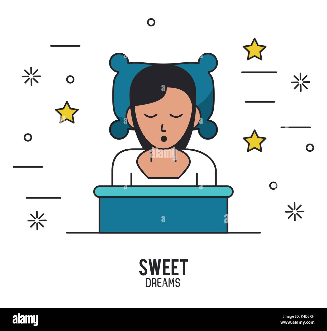Sweet dreams and good sleep infographic Stock Vector Image & Art Alamy