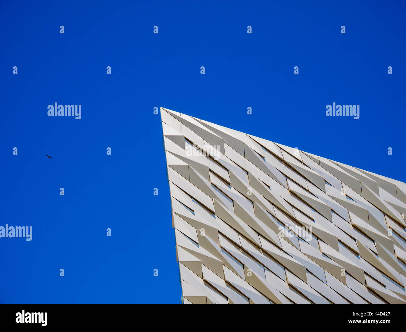 Titanic Building, Belfast, Northern Ireland. Now known as Titanic Belfast, the building opened in March 2012. Stock Photo