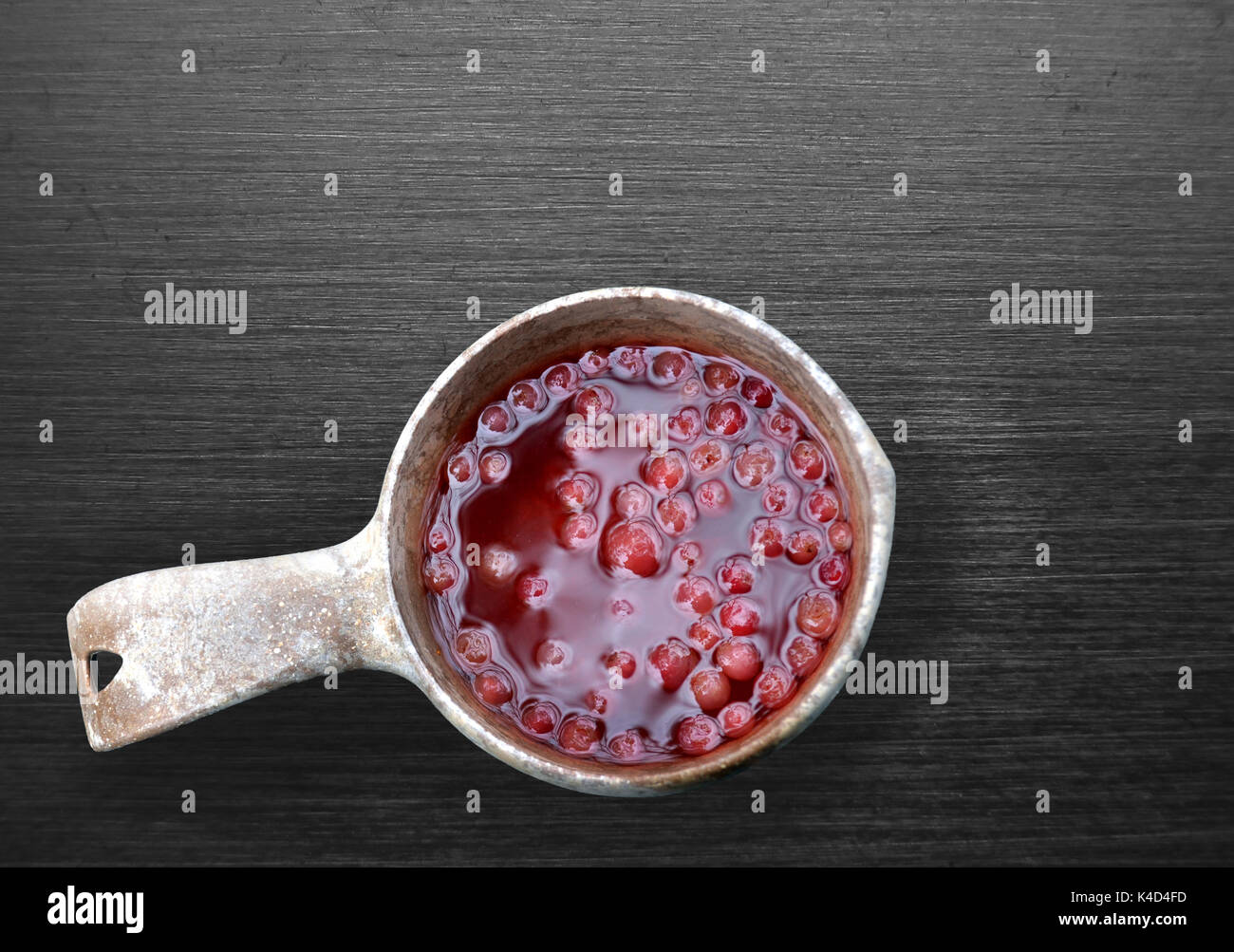 Lingonberry Drink Stock Photo