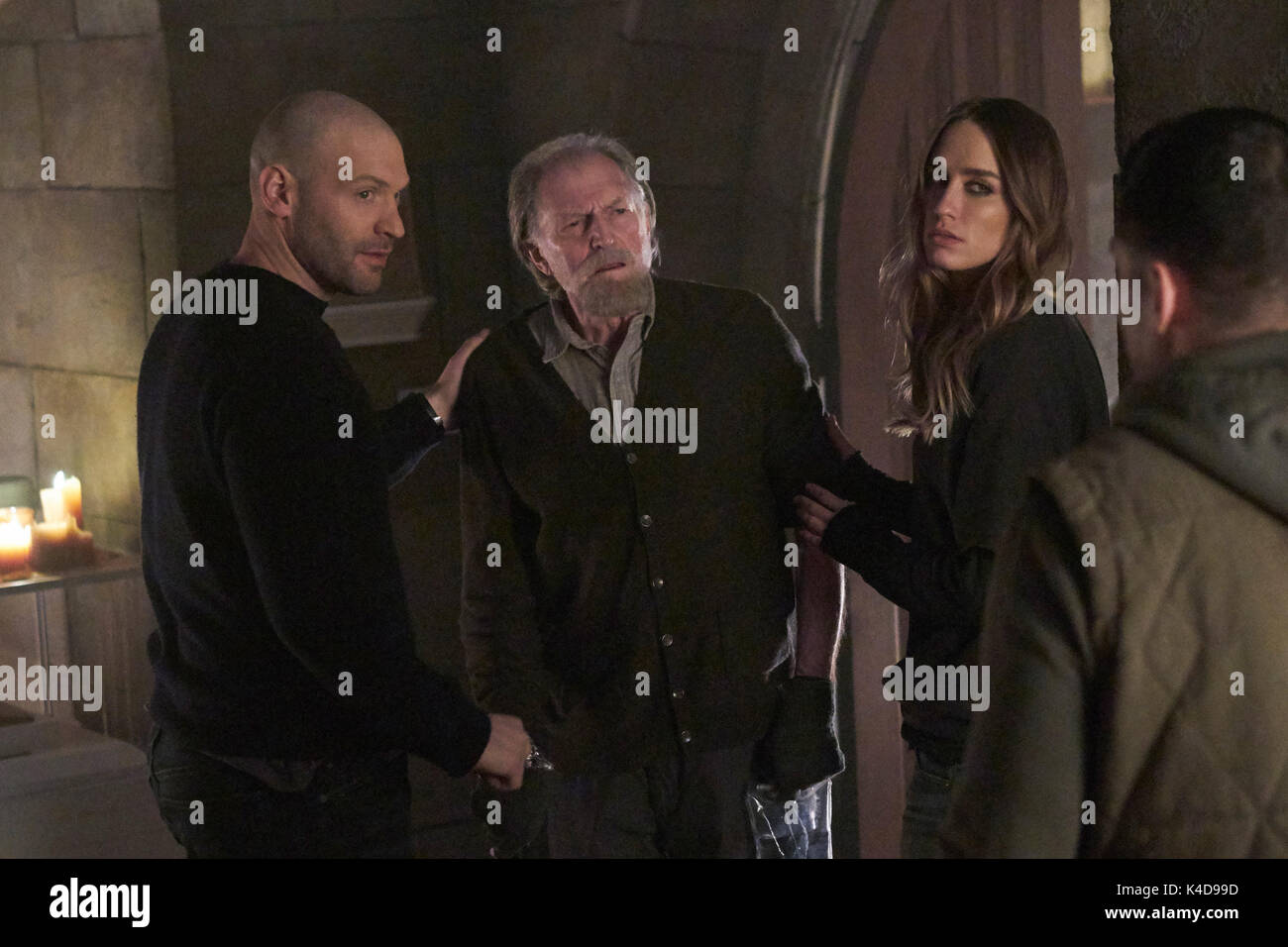 The Strain From Left Corey Stoll David Bradley Ruta Gedmintas