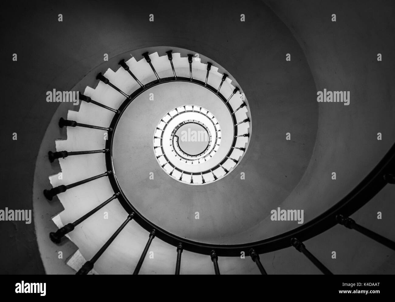 circular stair phare de richard Stock Photo